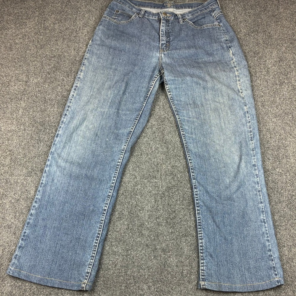 Riders by Lee Womens Blue Straight Leg Jeans Medium Wash Size 12L 1ZS-E947-013